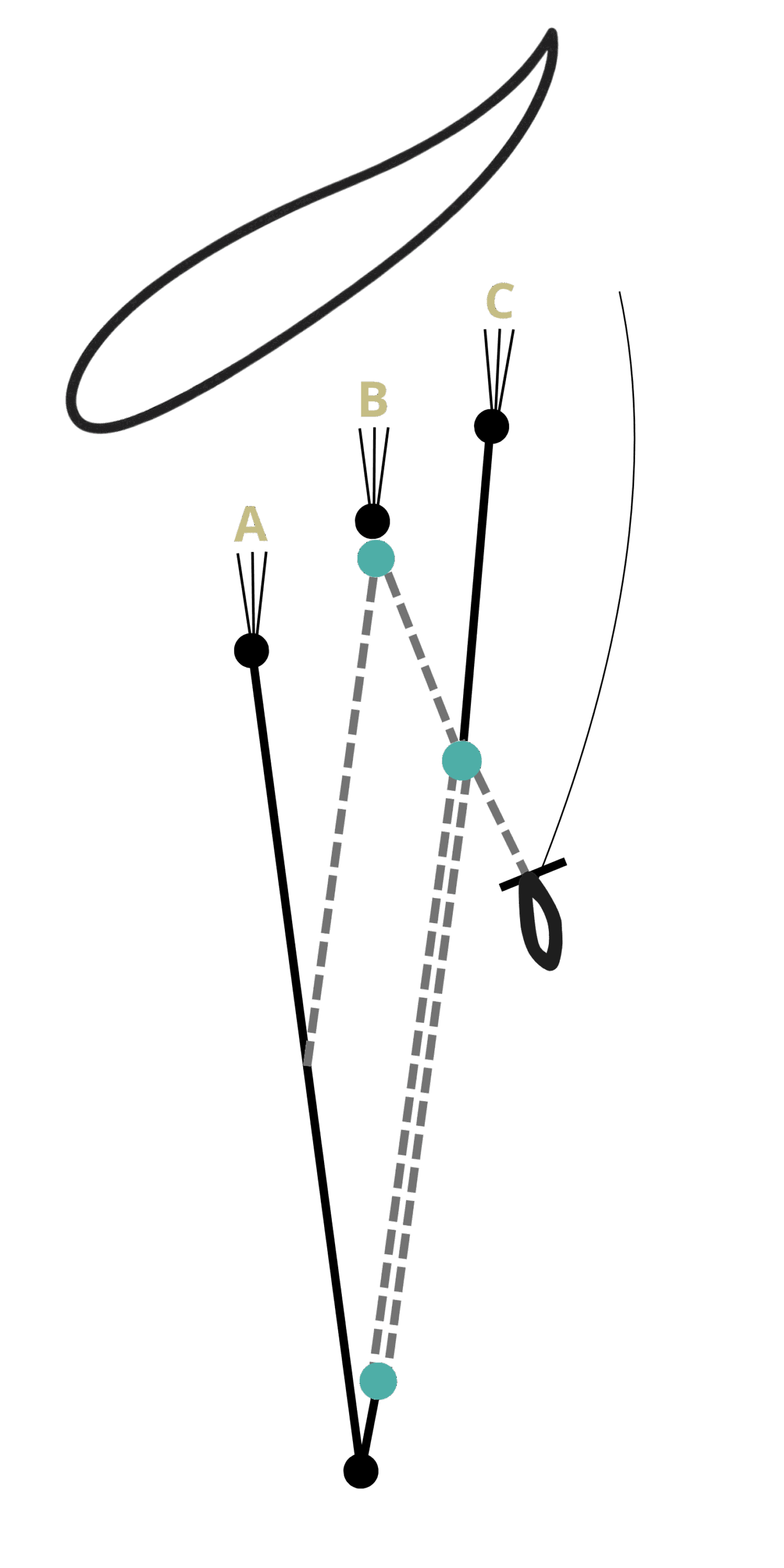 Activation du profil reflex d'u Parakite profil piquer mecanique de vol